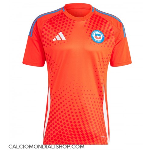 Maglie da calcio Chile Prima Maglia Copa America 2024 Manica Corta